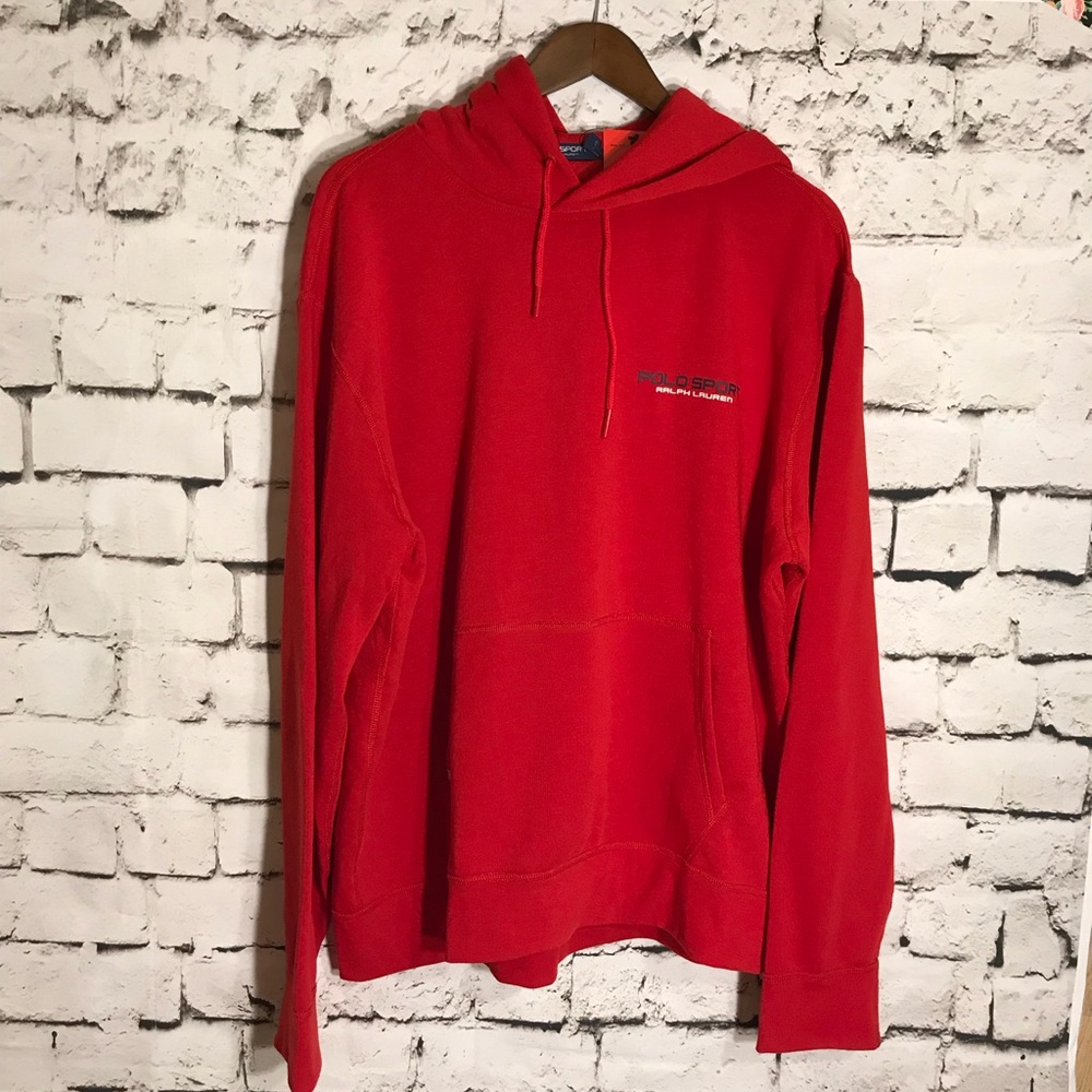 Men’s Polo Sport by Ralph Lauren Red Hoodie